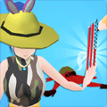 Draw Dance Battle - free online game screenshot at Liadnao