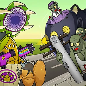 Mutant Plants Vs Zombie - free online game screenshot at Liadnao